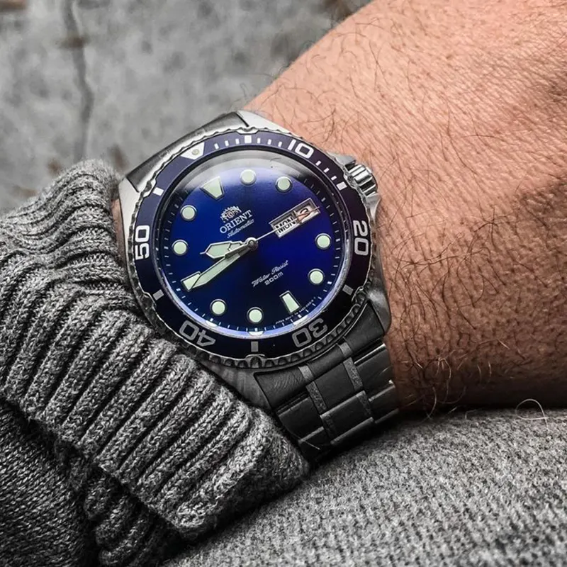 Orient Ray II Automatic 200M Blue Dial Watch For Men's  | FAA02005D9